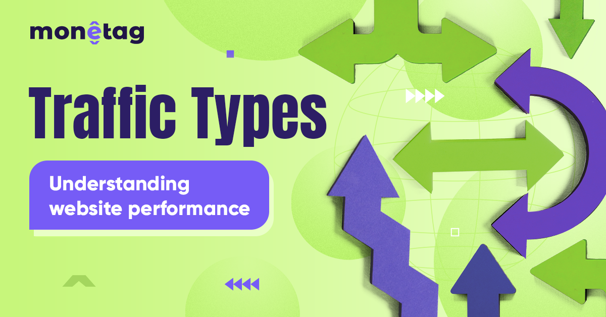Monetag - types of website traffic featured image