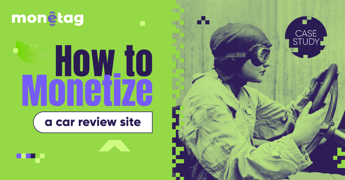 how to monetize a car review website